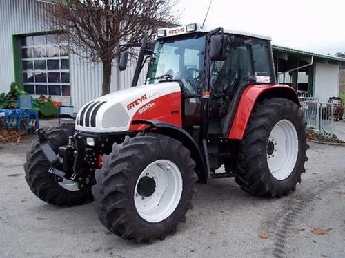 Product picture Steyr 9080 9090 9100MT service manual.